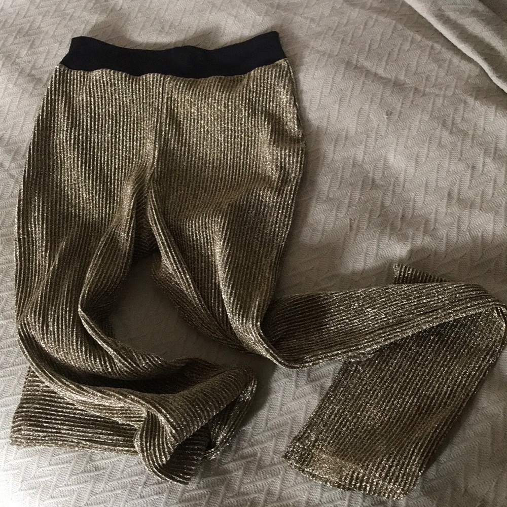 Aria Clothing Stretchy Golden Pants